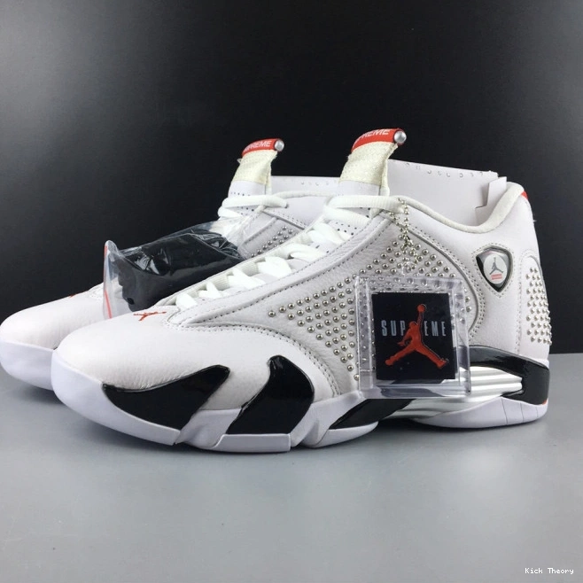 Kicked Out Shoe Store Jordan Retro Air 14 BV7630-106 White 0708